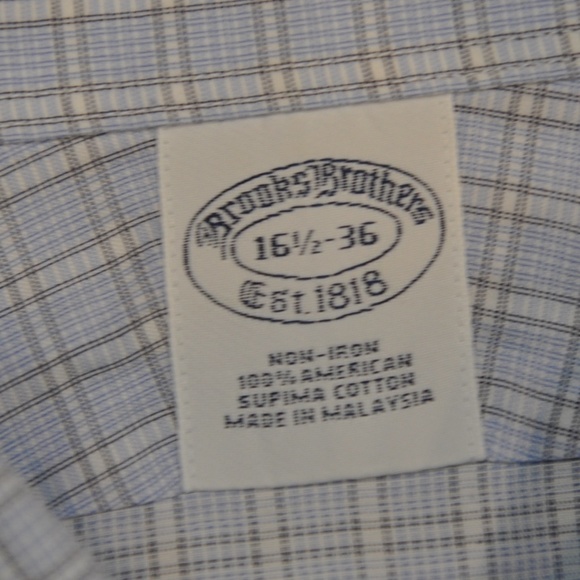 Brooks Brothers Button Down Dress Shirt 16.5  36 - Picture 4 of 6